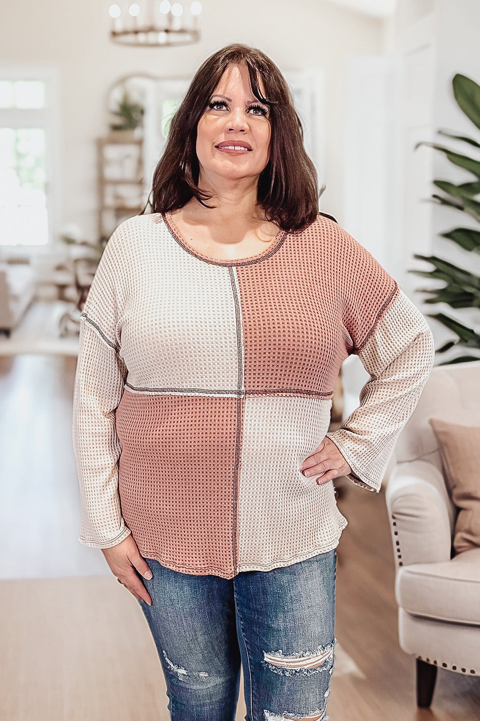 Check Mate - Waffle Knit