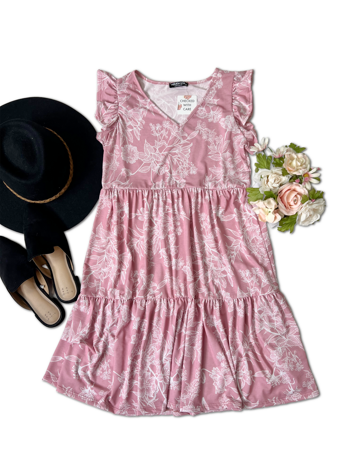 Floral Sophistication - Dress