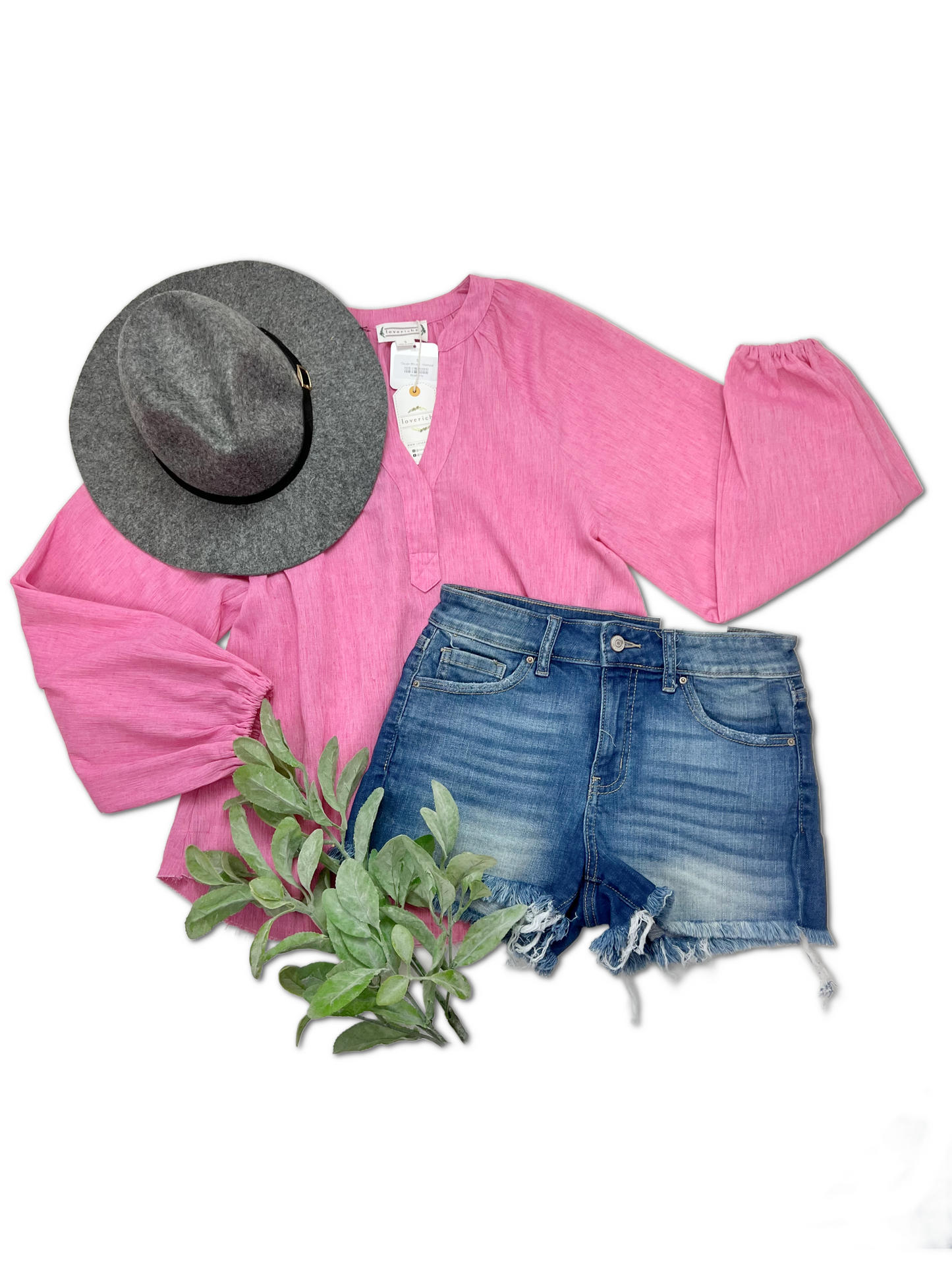 Gauze Blouse - Pink