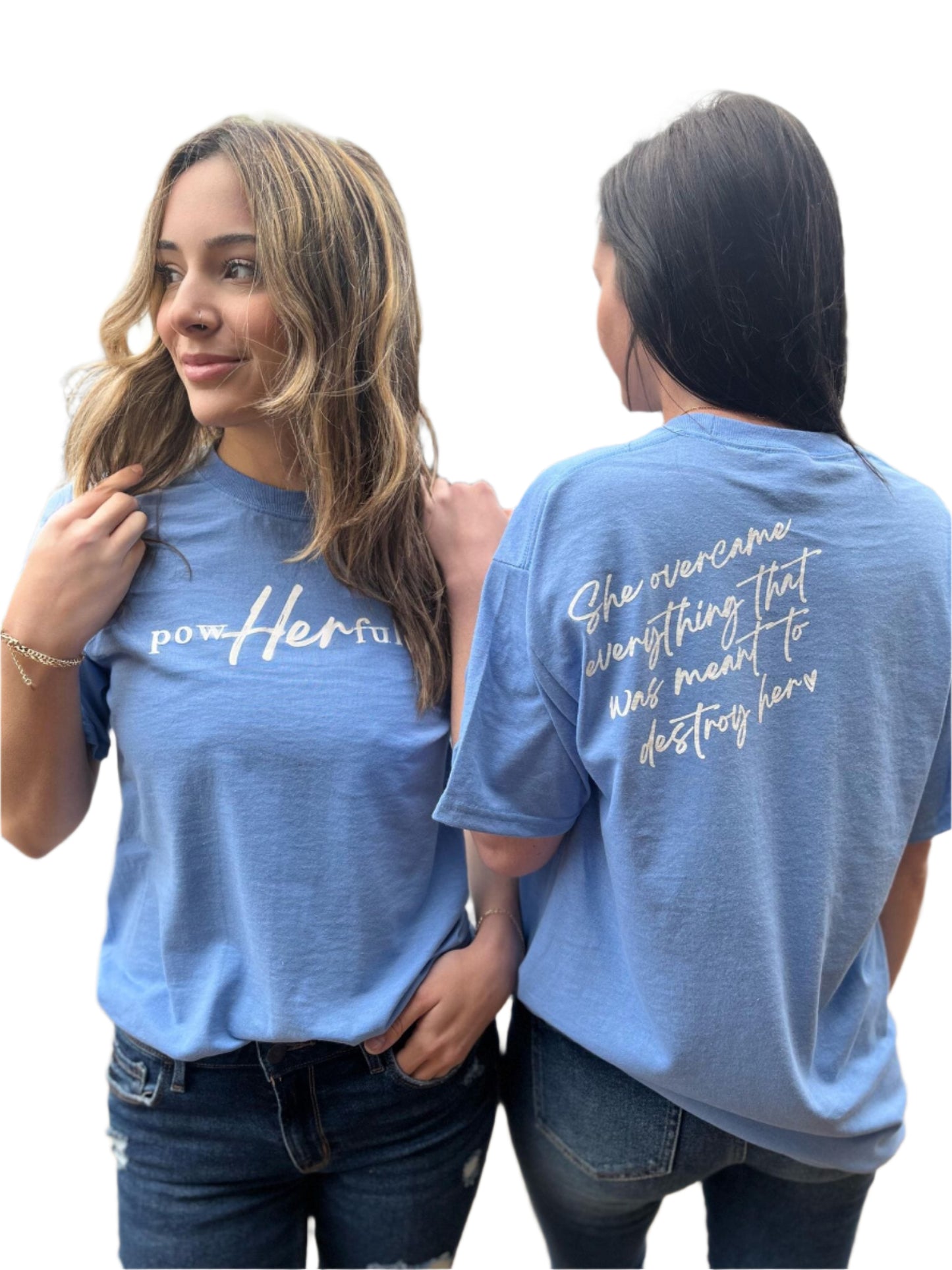 PowHERful Tee ask apparel wholesale