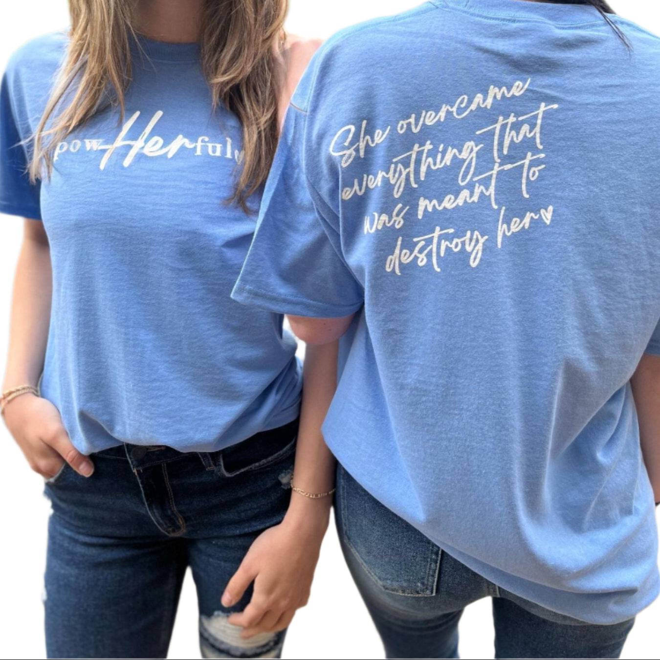 PowHERful Tee ask apparel wholesale
