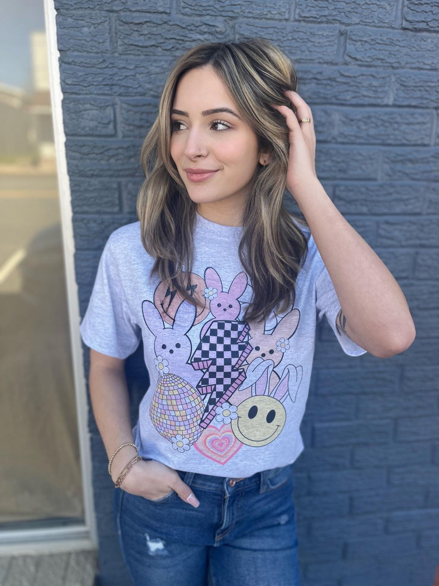 Retro Easter Tee ask apparel wholesale
