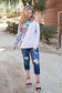 Naturally Divided Long Sleeve Top