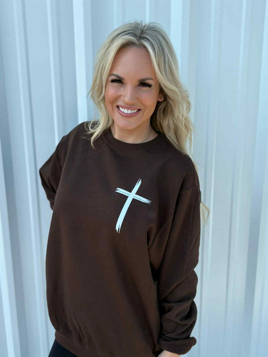 I JUST WANT TO SIT AT THE FEET OF JESUS SWEATSHIRT