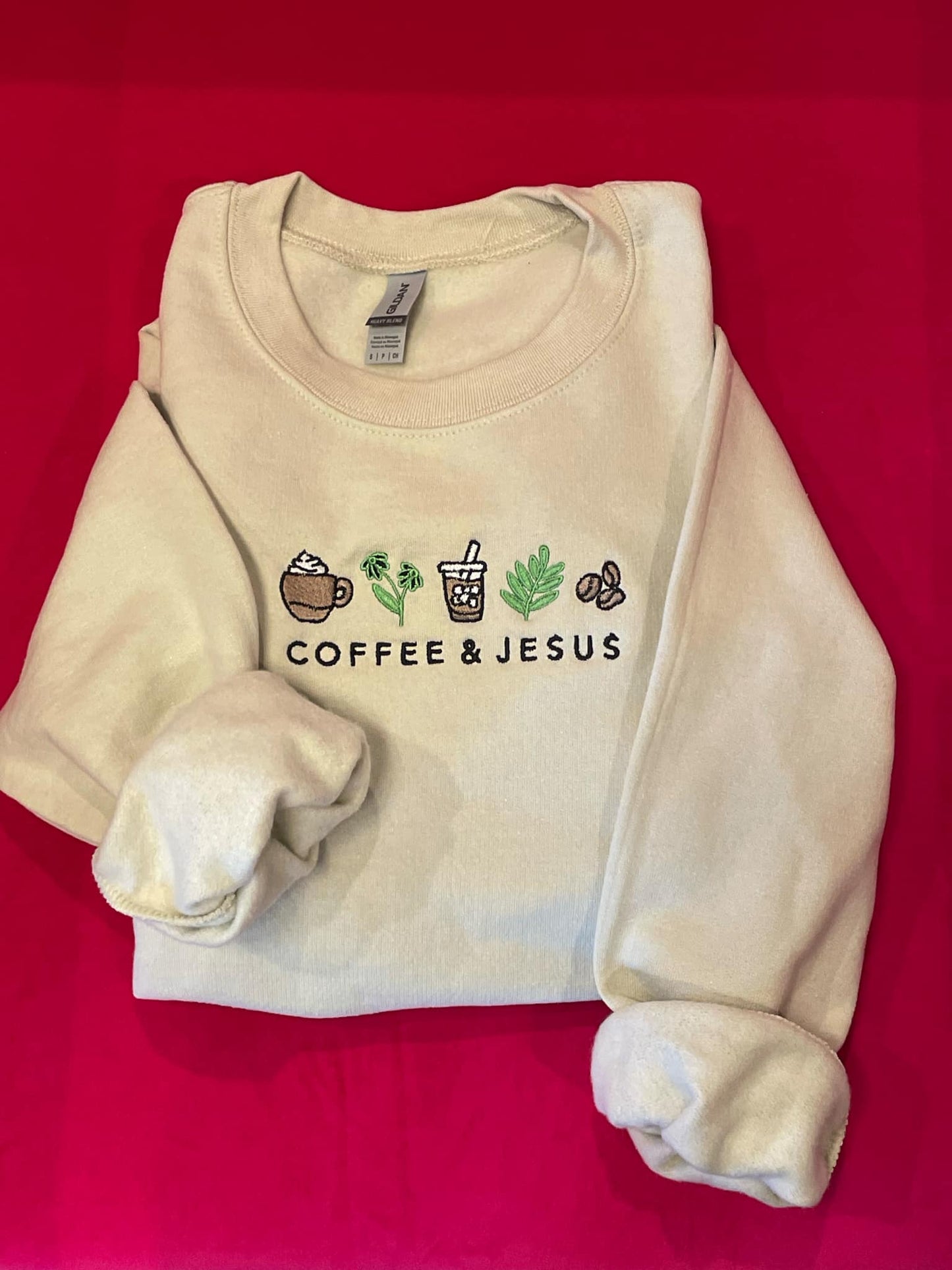 COFFEE + JESUS SWEATSHIRT