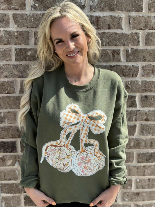 COQUETTE PUMPKIN SWEATSHIRT