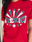 Red America Tee