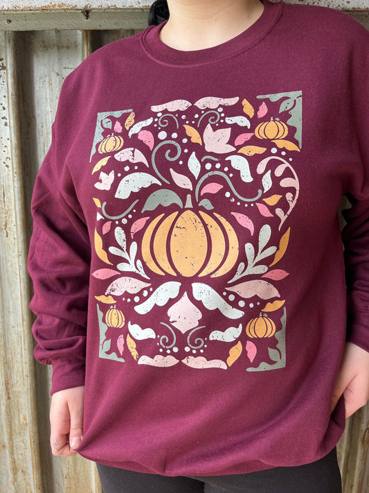 Artsy Pumpkin Sweatshirt