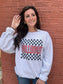 Checkered Mascot Sweatshirt