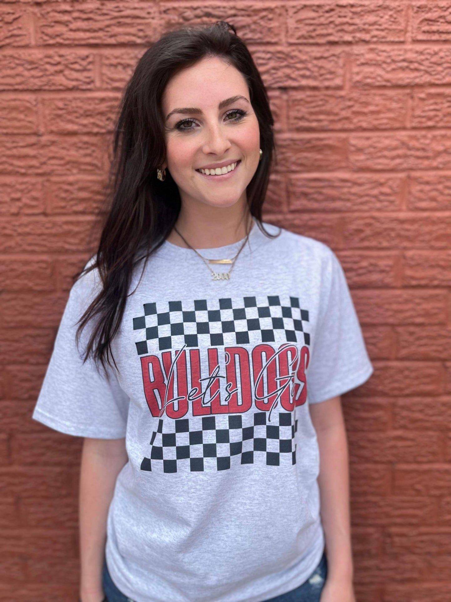 Checkered Mascot Tee