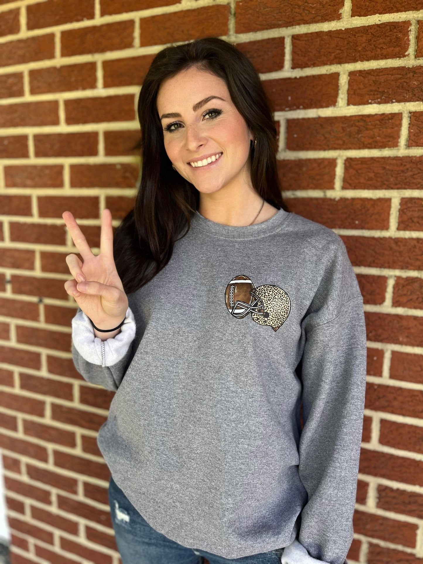 Football Strong Mascot Sweatshirt