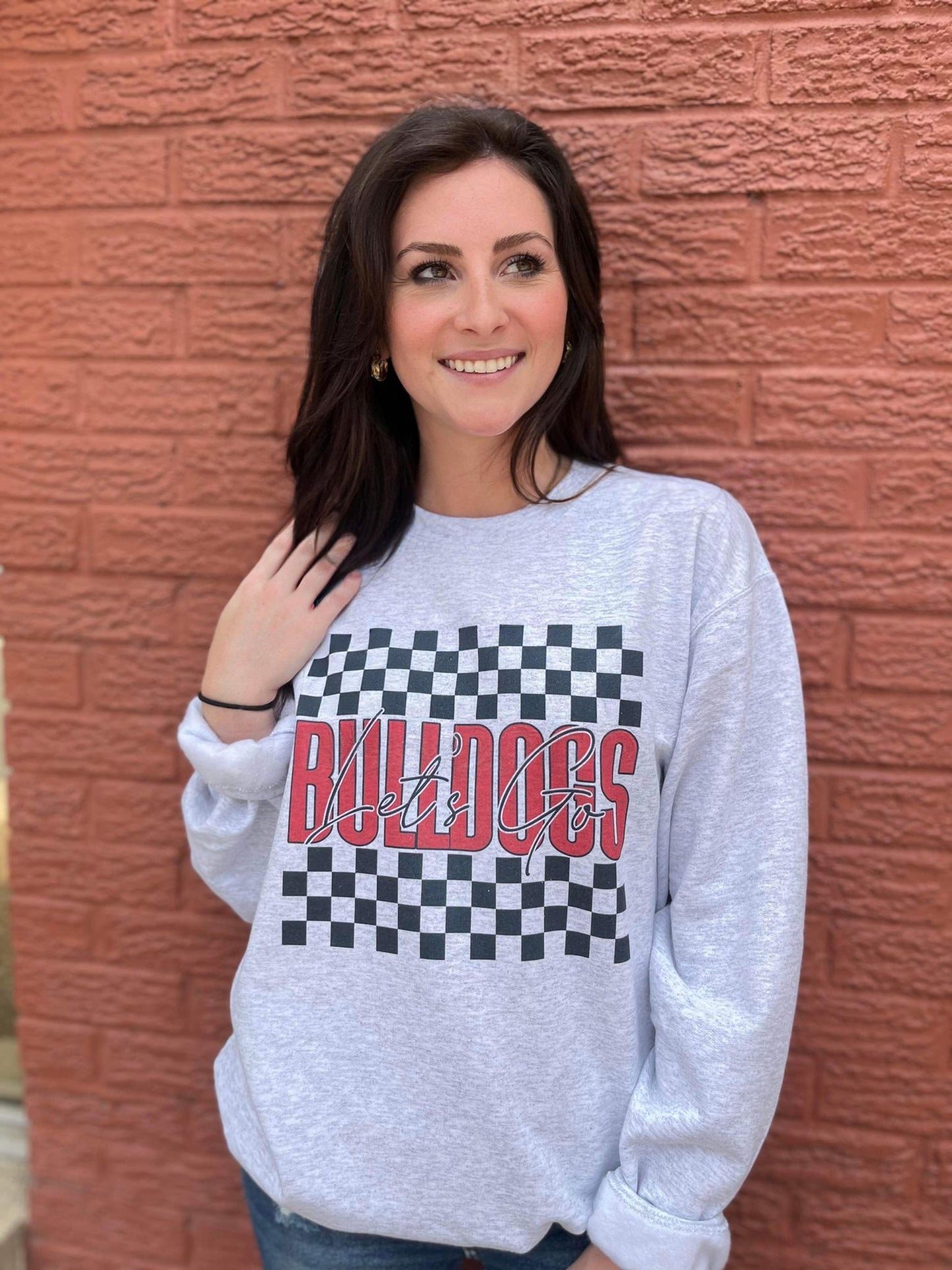 Checkered Mascot Sweatshirt