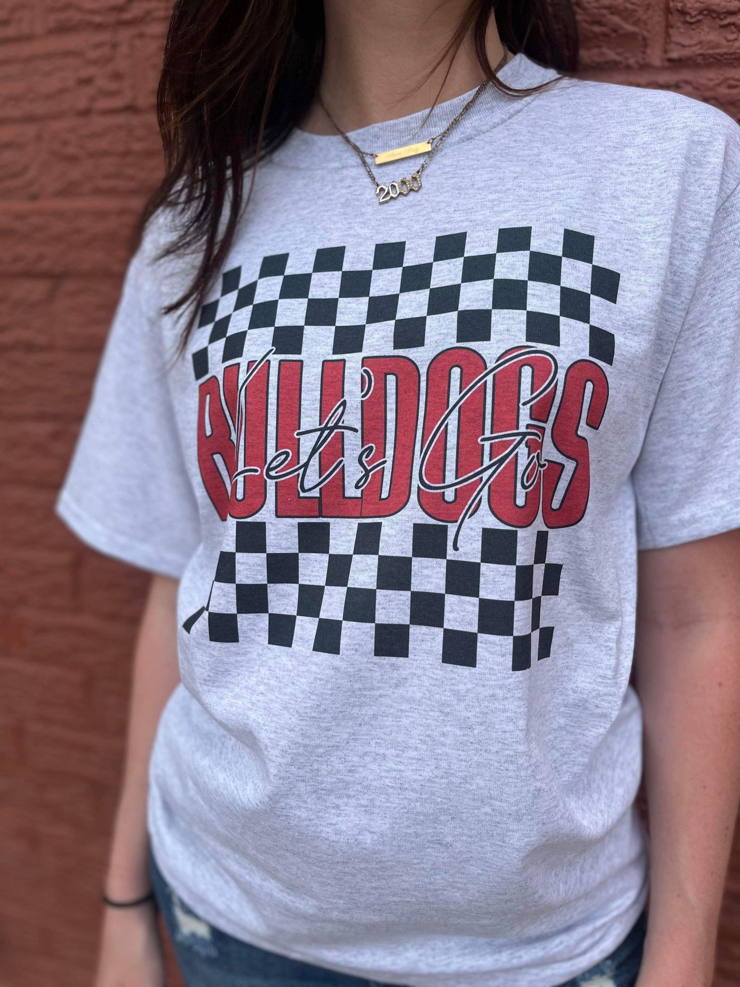 Checkered Mascot Tee