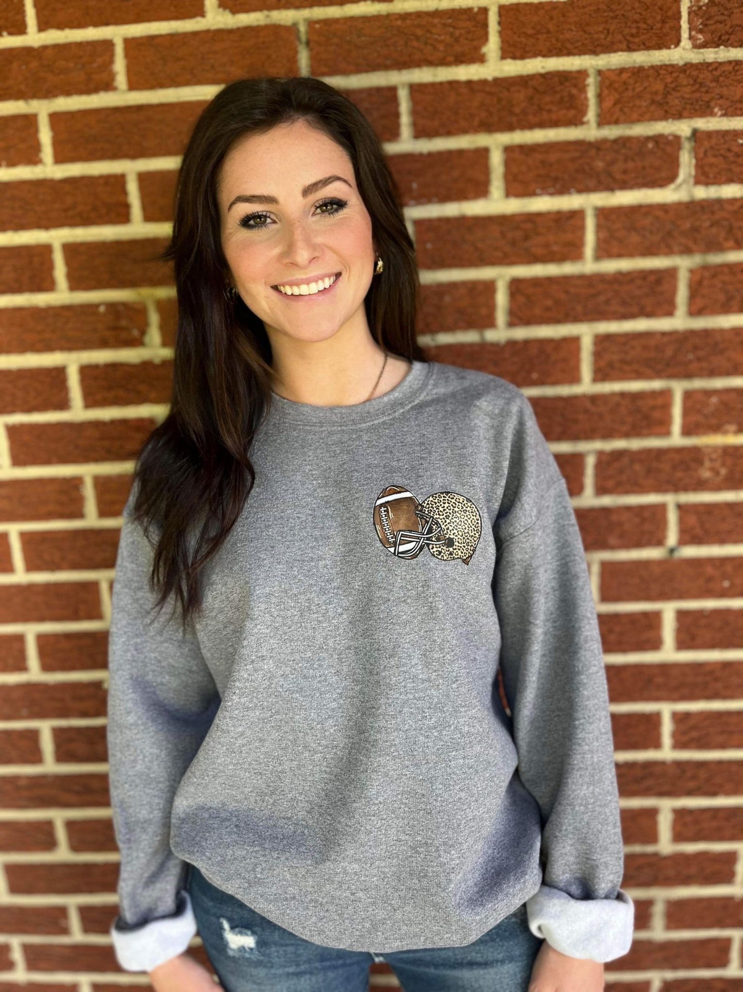 Football Strong Mascot Sweatshirt