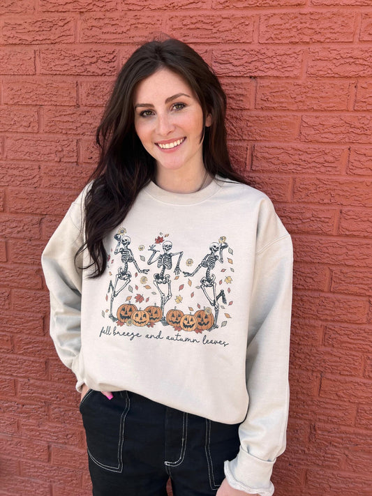 Fall Breeze and Autumn Leaves Sweatshirt