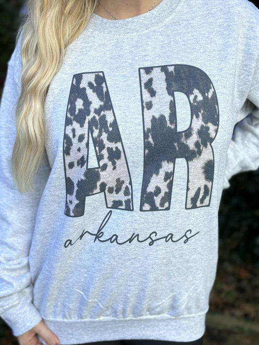 COWHIDE CUSTOM STATE SWEATSHIRT
