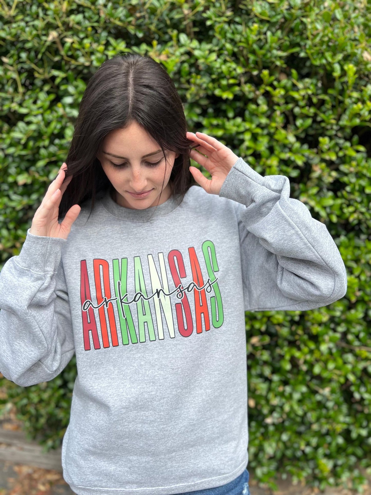 Christmas Color Custom State Sweatshirt