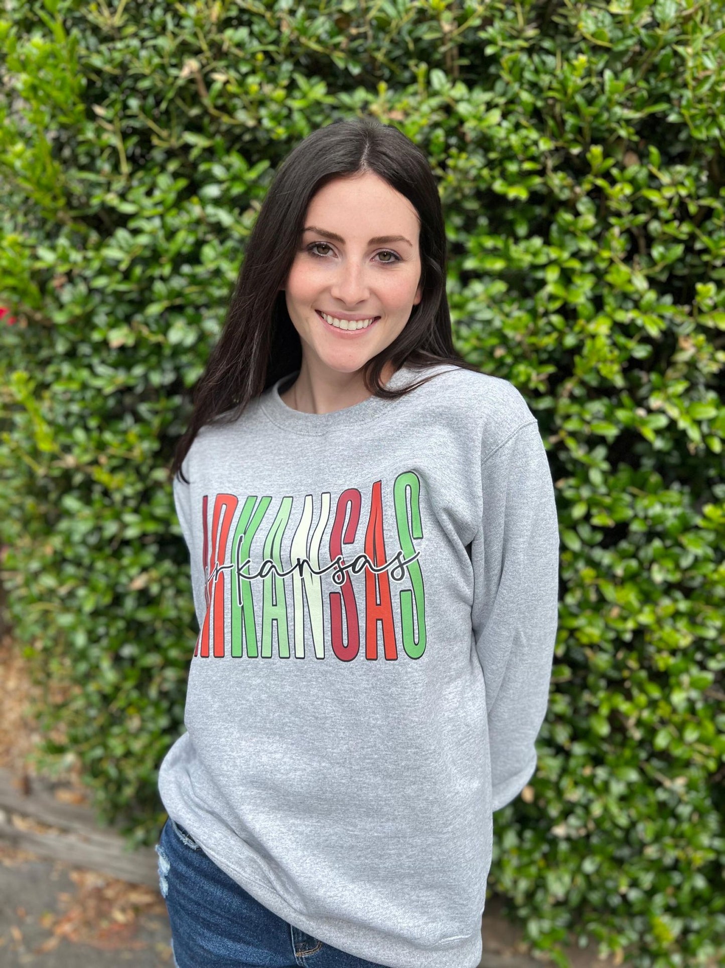 Christmas Color Custom State Sweatshirt