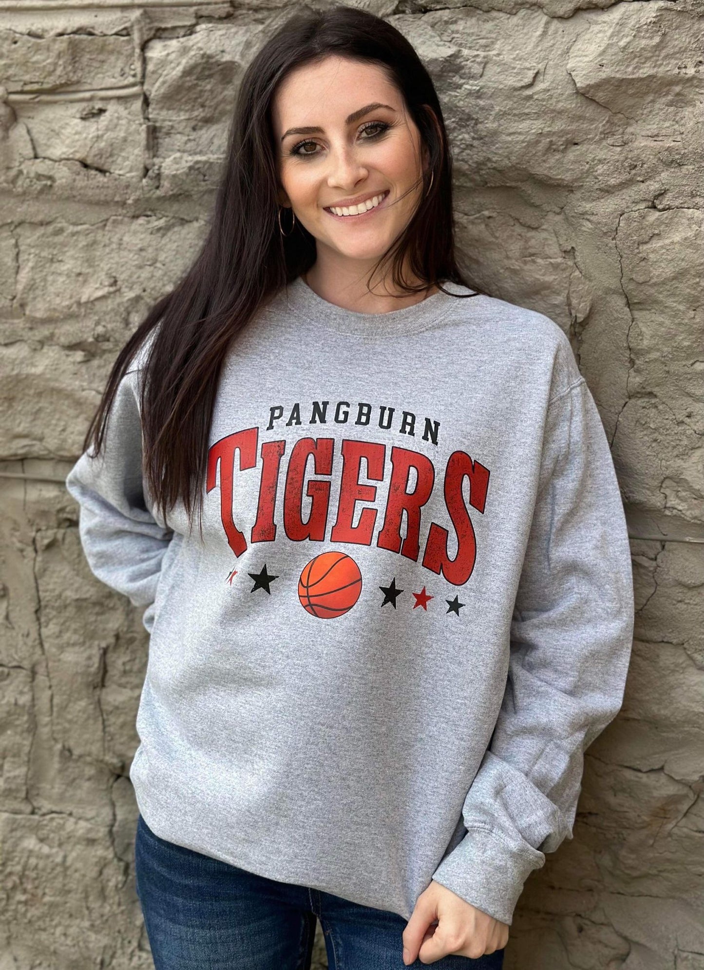 Custom Distressed Basketball Stars Sweatshirt