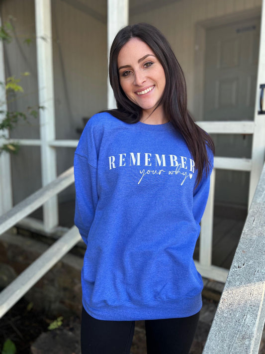 Remember Your Why Sweatshirt