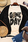 Khaki Game Day Football Season Trendy T Shirt