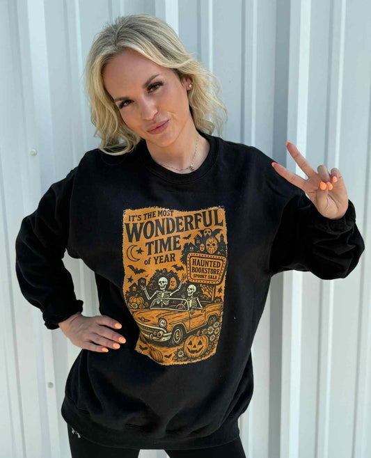 MOST WONDERFUL TIME HALLOWEEN SWEATSHIRT