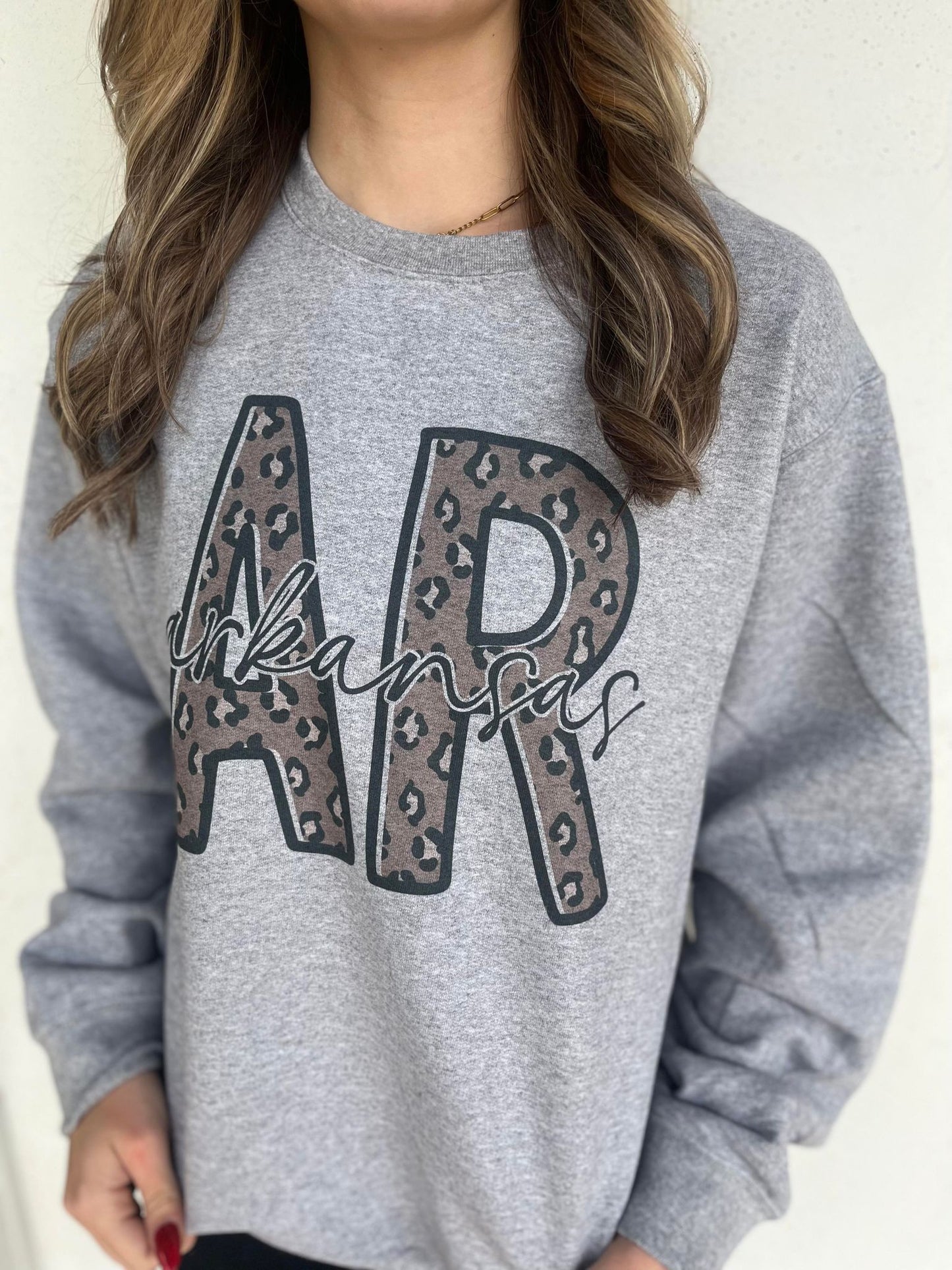 Leopard Outline State Sweatshirt