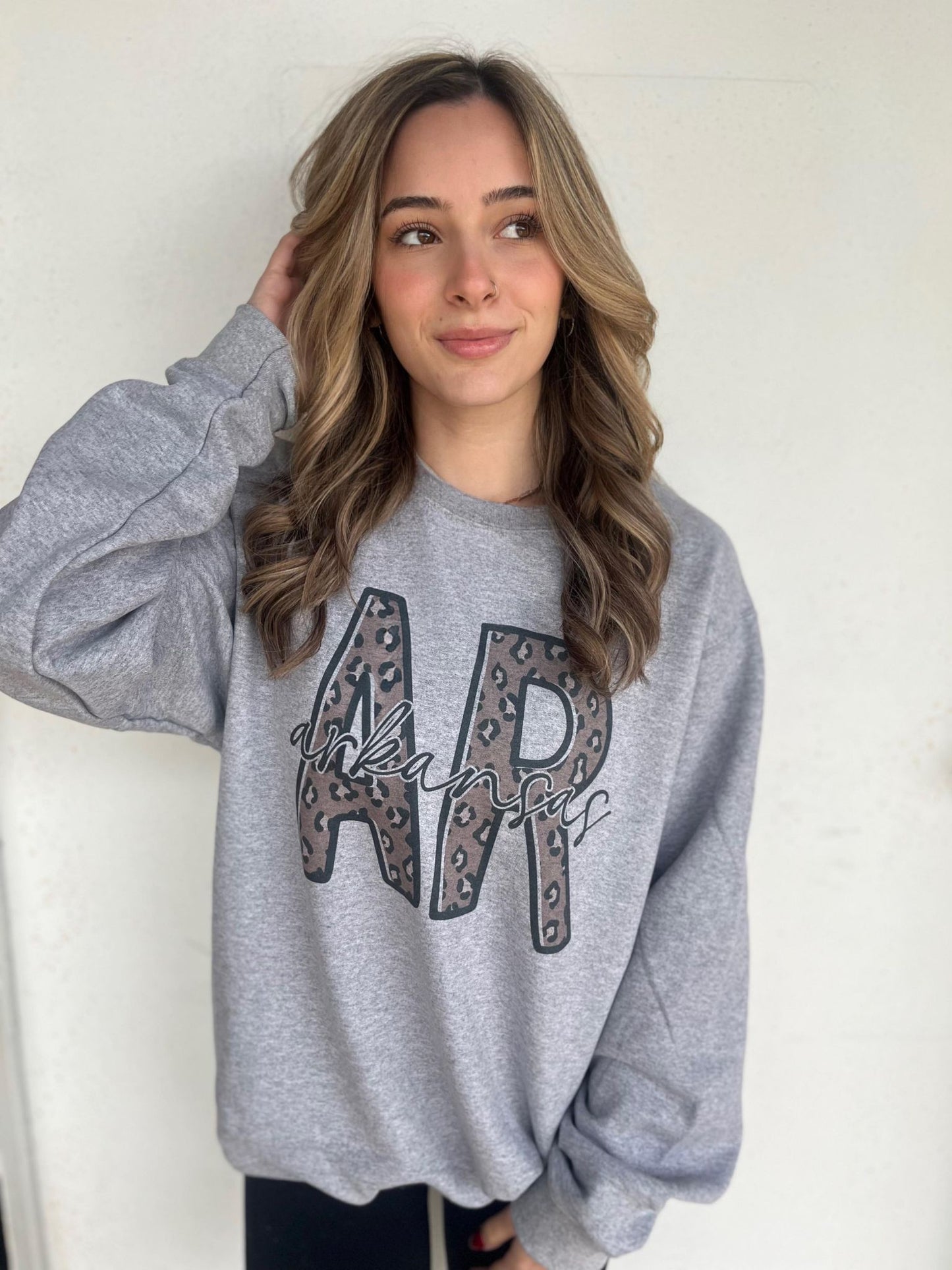 Leopard Outline State Sweatshirt