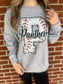 Custom Baseball Letter Mascot Sweatshirt