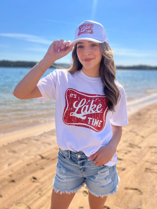 It's Lake Time Trucker Hat