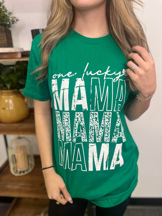 One Lucky Mama Tee