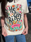 He Is Risen Floral Tee