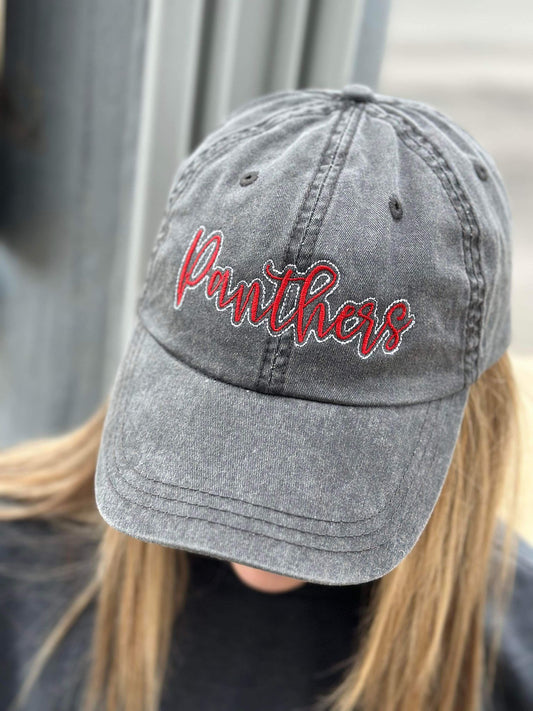 Cursive Outlined Mascot Hat