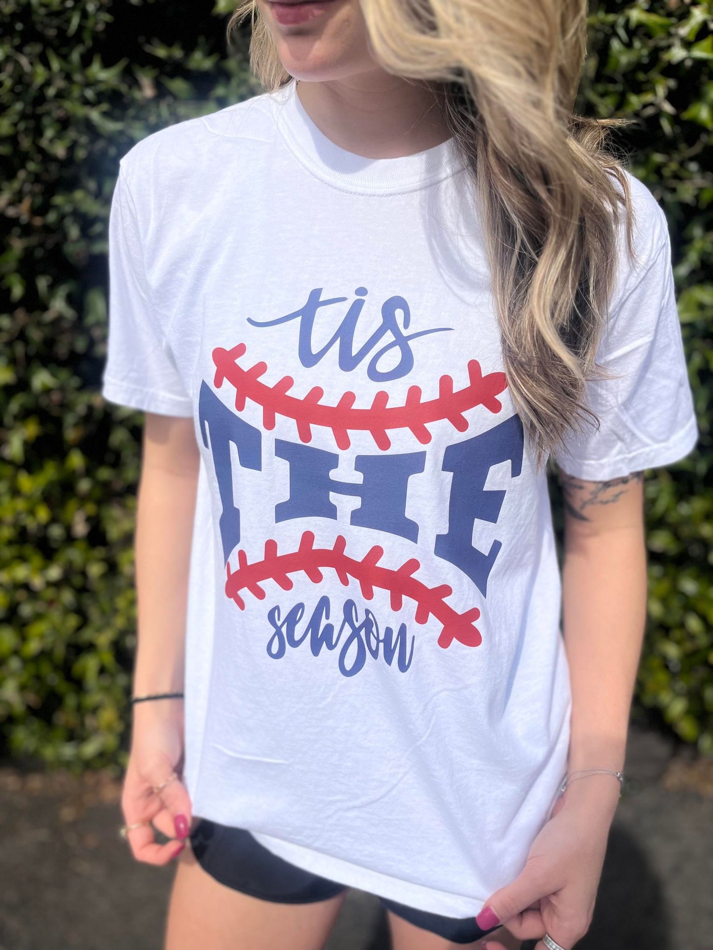 Tis The Season Baseball Tee