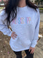 Thin Multi Color State Embroidered Sweatshirt