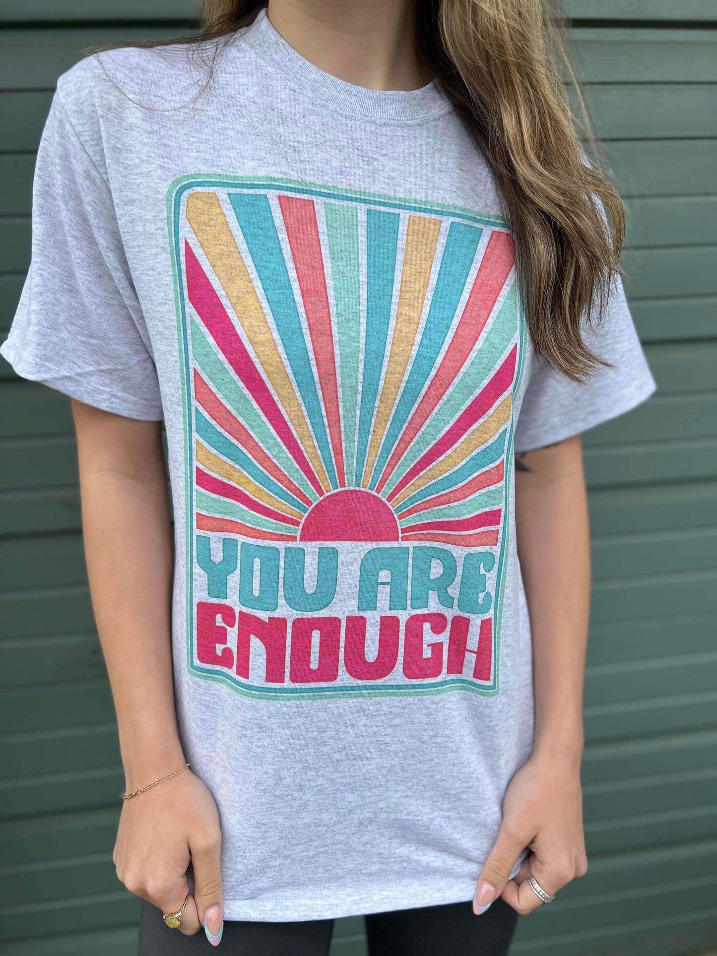 You Are Enough Sun Ray Tee