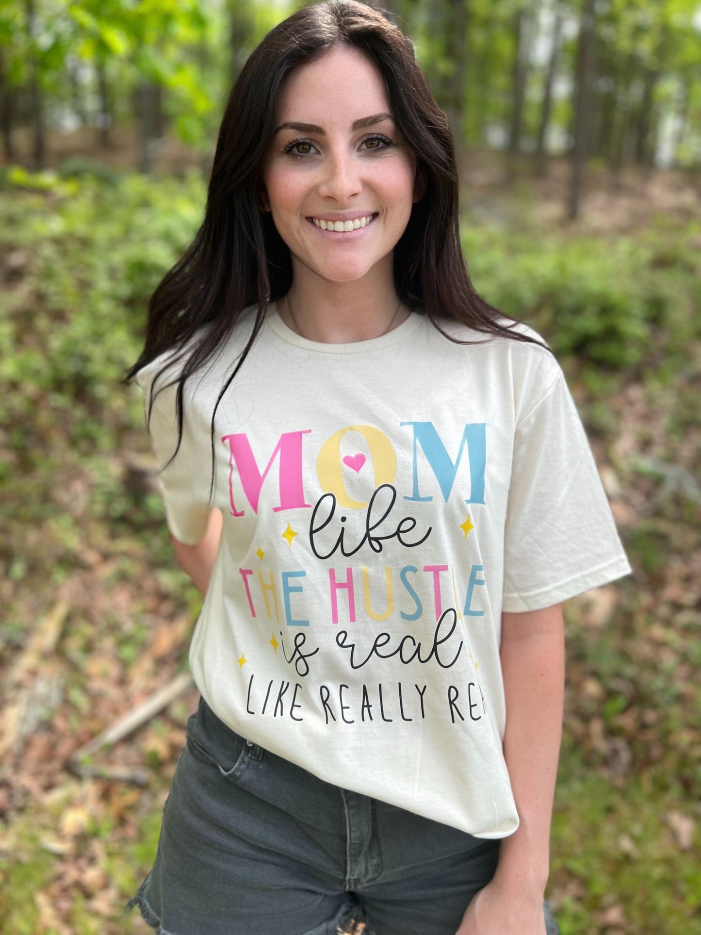 The Mom Life Hustle Tee