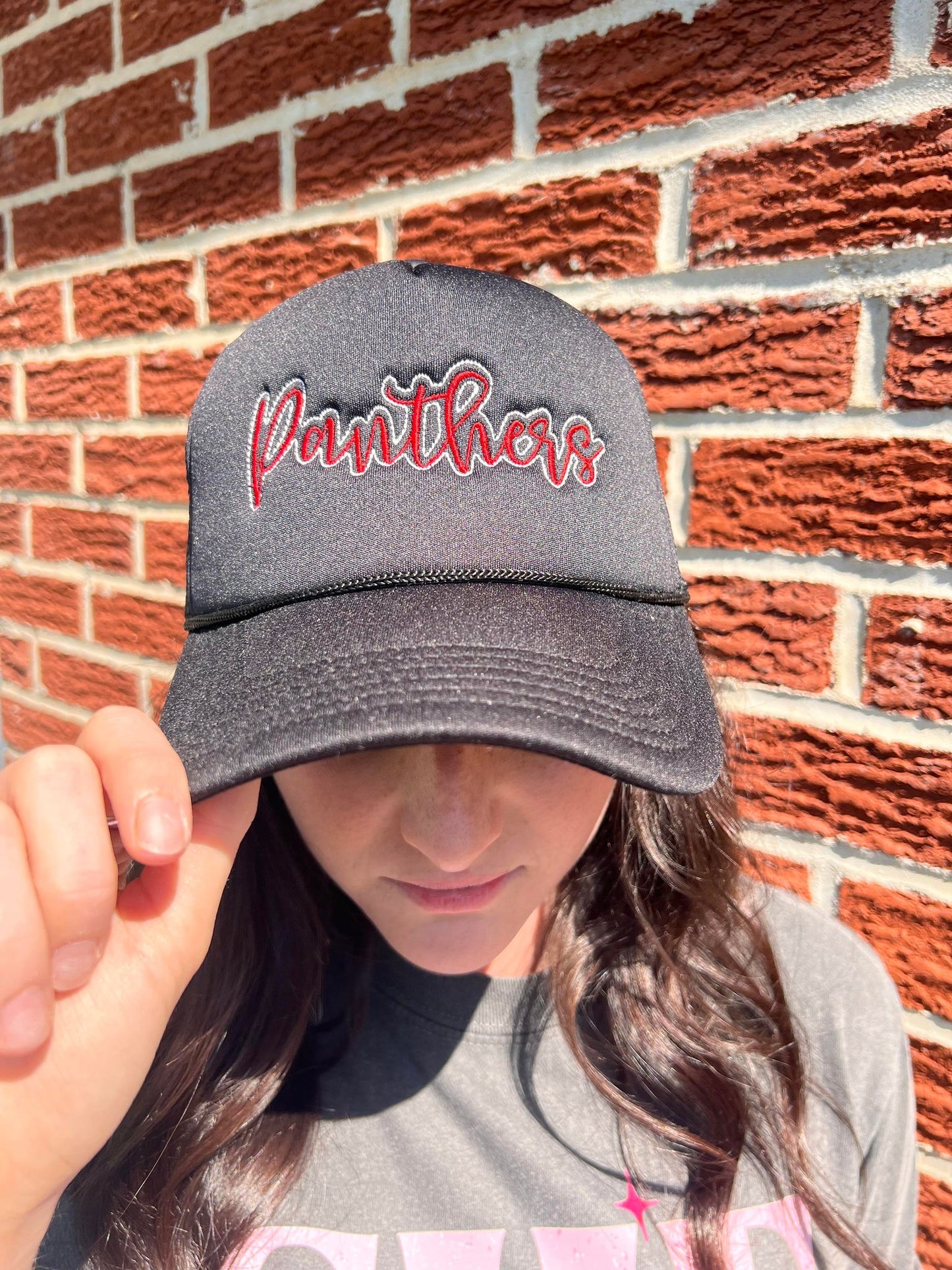 Embroidered Custom Mascot Trucker Hat