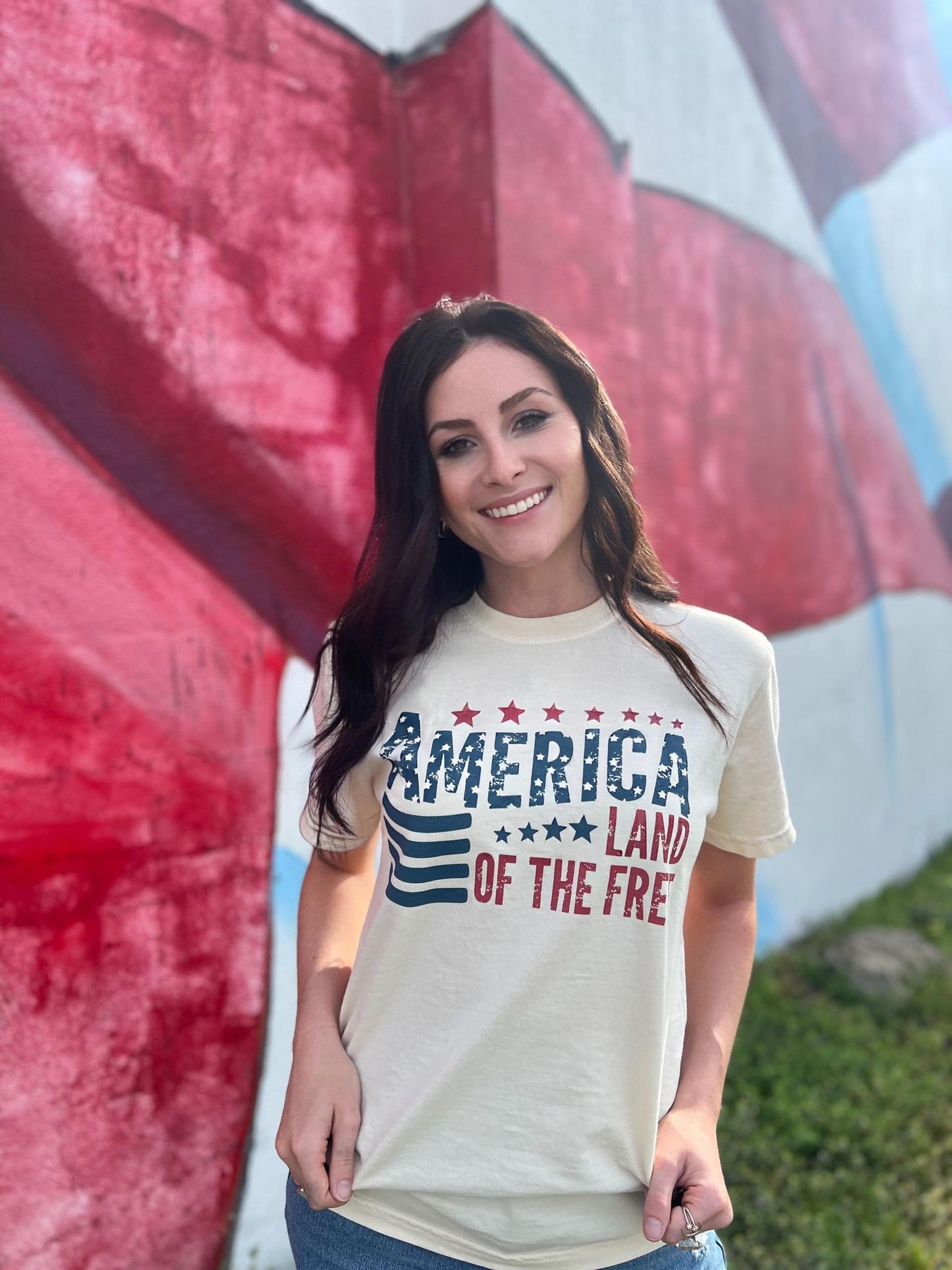 America Land of The Free Tee