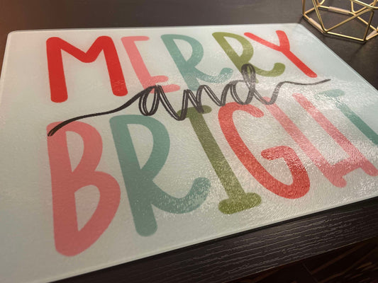 Merry and Bright Cutting Board