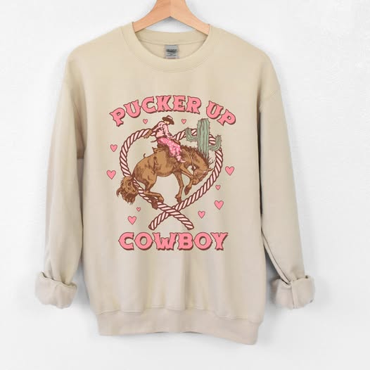 Pucker Up Cowboy Sweatshirt