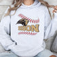 Custom Mascot Baseball Thread Hoodie