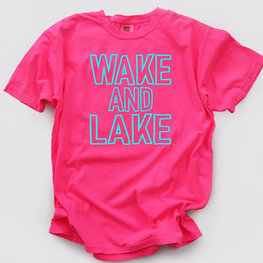 WAKE & LAKE TEE