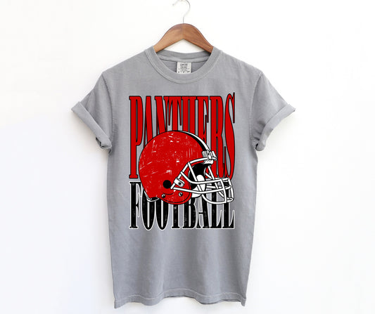 SCRATCHED MASCOT FOOTBALL DESIGN TEE