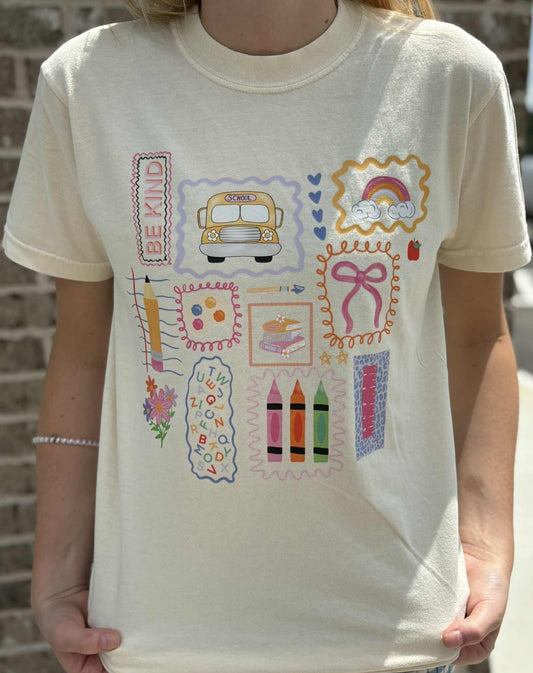 BACK TO SCHOOL DOODLE TEE