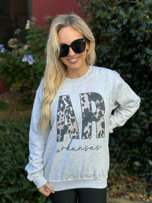COWHIDE CUSTOM STATE SWEATSHIRT