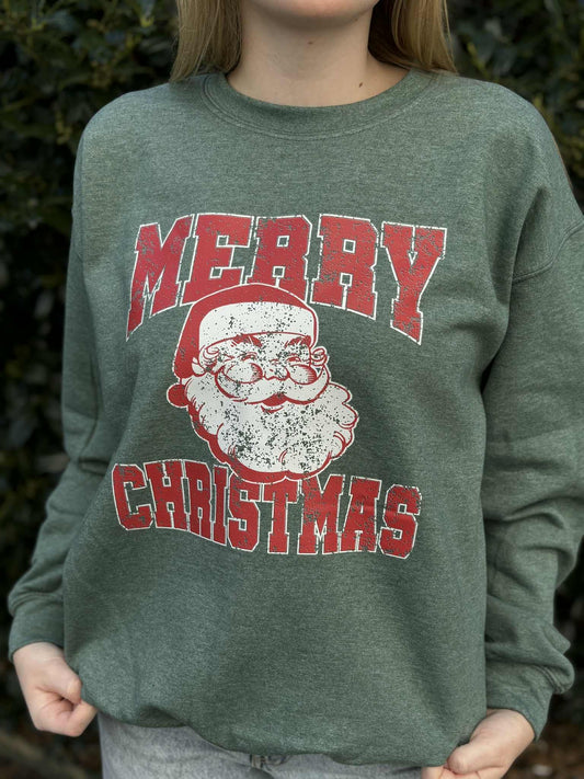 VINTAGE MERRY CHRISTMAS SWEATSHIRT