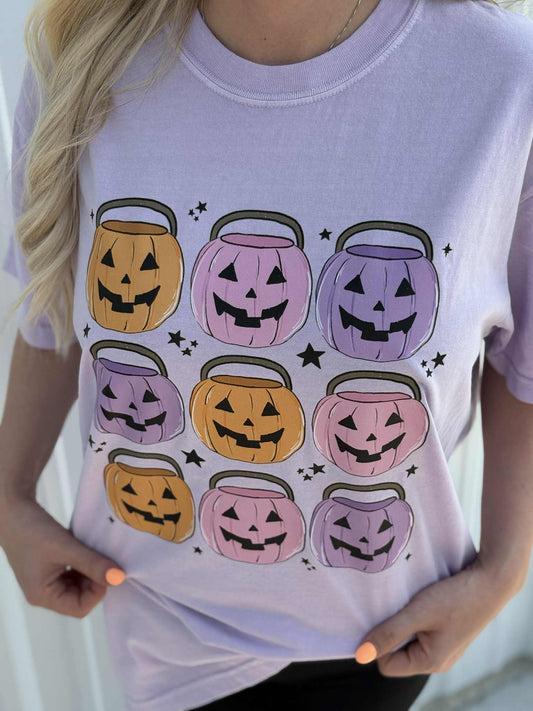 JACK-O-LANTERN GRID TEE