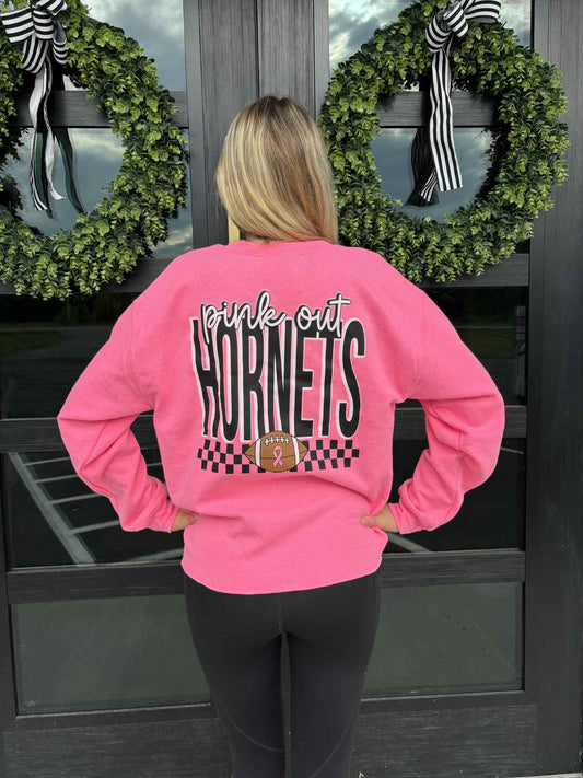 PINK OUT CHECKERBOARD MASCOT CUT SWS