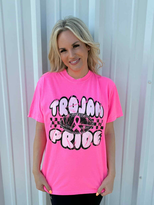 Custom Mascot Pink Out Tee